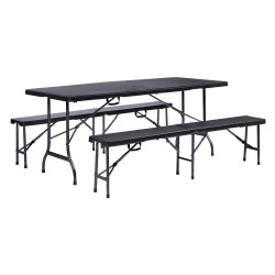 set-pieghevole-pic-nic-party-colore-nero