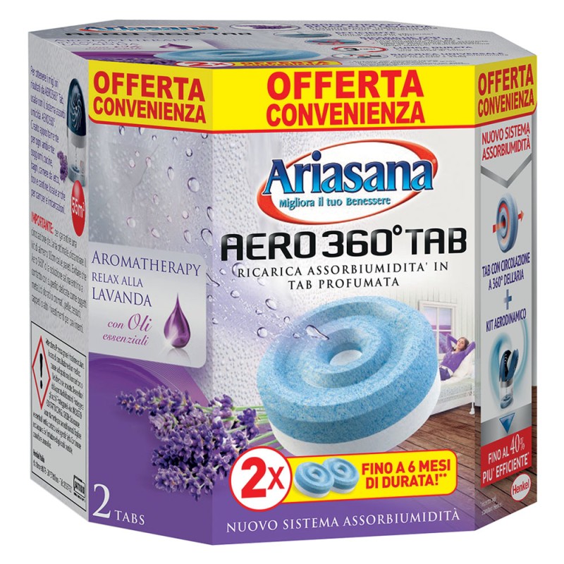 ricarica-assorbiumidita-ariasana-aero-360-bipac-bipack-2-x-gr450-lavanda