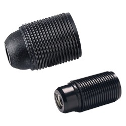 portalampada-filettato-e-14-colore-nero