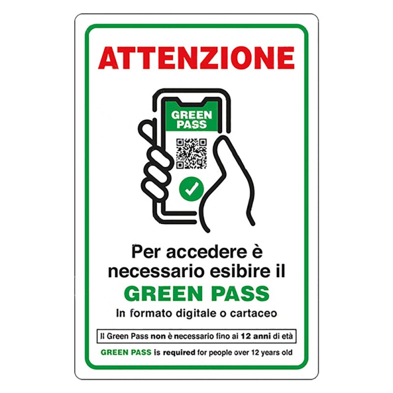 cartello-accesso-con-esibizione-di-green-pass-cm-20-x-30-alluminio