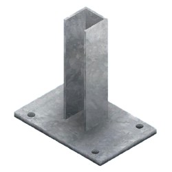 base-supporto-per-paletto-quadro-zincata-per-paletto-mm-50-x-50