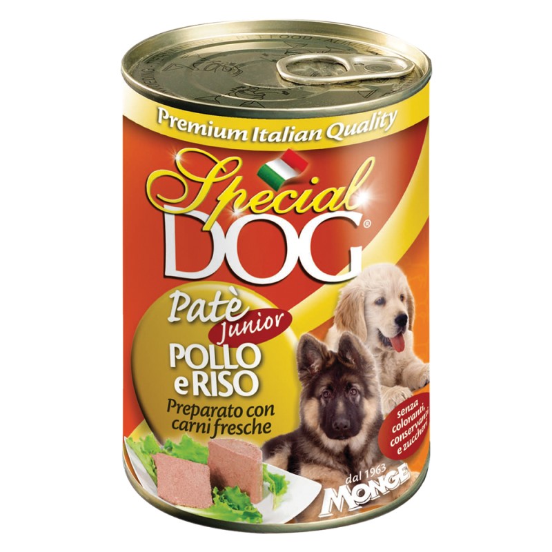 pate-per-cani-junior-special-dog-pollo-e-riso-gr-400