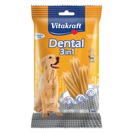 snack-per-cura-dentale-cane-dental-3-in-1-misura-m-per-cani-piccoli-max-1-kg