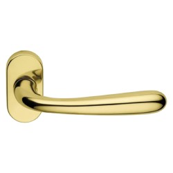 maniglia-porta-blindata-rosetta-ovale-goccia-dx-lucido-verniciato